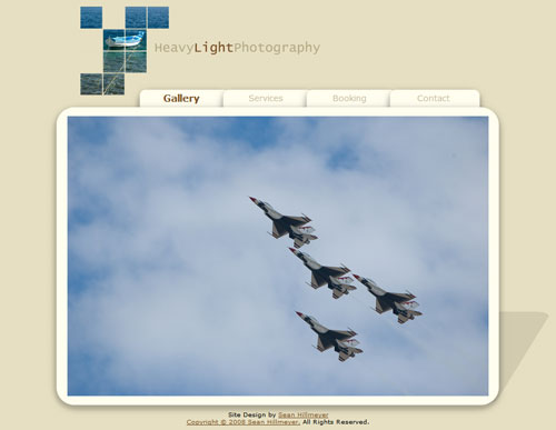 Heavylight Photography Website